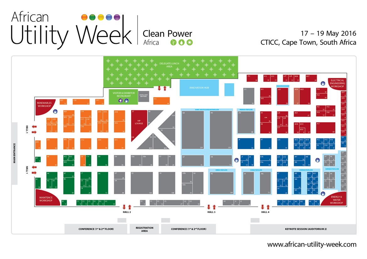 African Utility Week 2016 Exhibition(Clean Power)